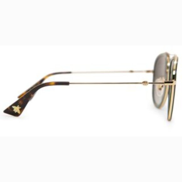 NEW GUCCI GG0062S 003 UNISEX AVIATOR SUNGLASSES - Picture 8 of 10